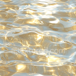 seamless Seamless 3D PBR Texture of Clear Shallow Water with Gentle Ripples and Golden Light Reflections texture 8k free download PBR
