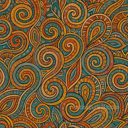 Detailed Abstract Pattern Seamless Texture seamless Patterns PBR texture