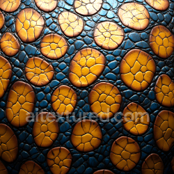 seamless Seamless 3D PBR Texture of Cracked Reptilian Skin with Vibrant Orange Scales texture 8k free download PBR