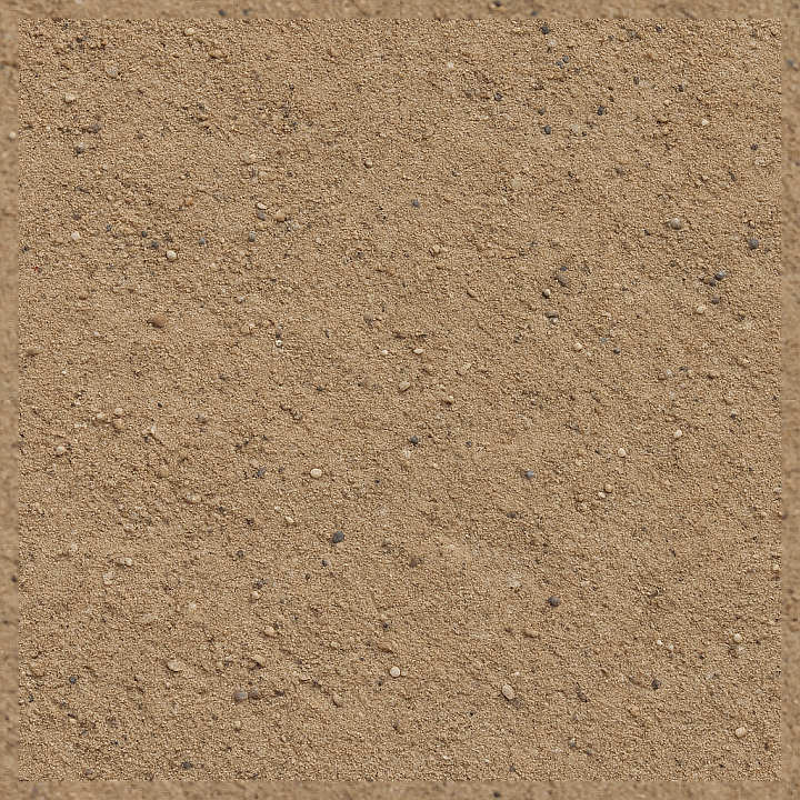 Beach Sand Ground Surface With Fine Sand And Small Stones seamless PBR texture preview