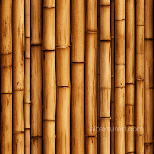 Vertical Natural Bamboo Culms Seamless Texture seamless Bamboo PBR texture