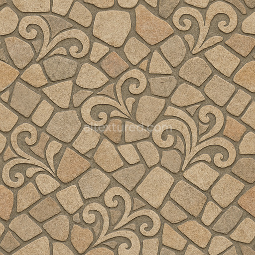 Decorative Stone Floor Seamless Texture