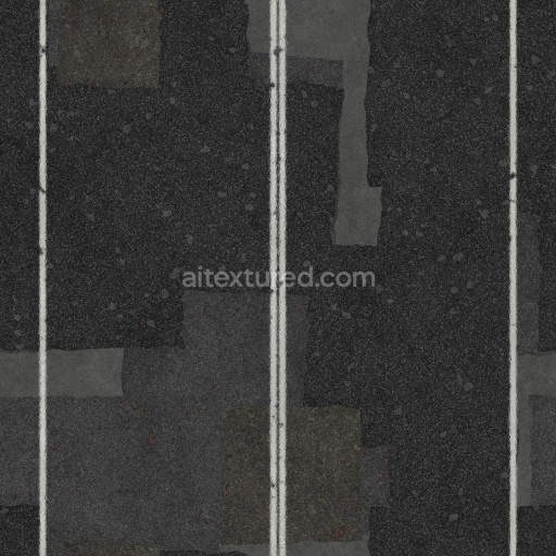 Asphalt Dark Road Pavement Tileable Rough Gritty Urban Weathered Matte
