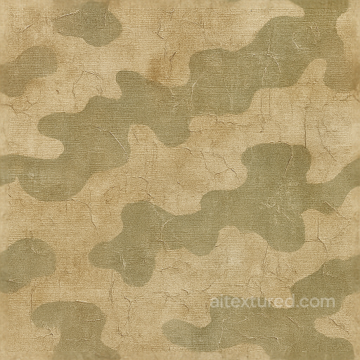 Canvas Fiber Khaki Tan Worn Paint Camouflage seamless Color Camouflage PBR texture