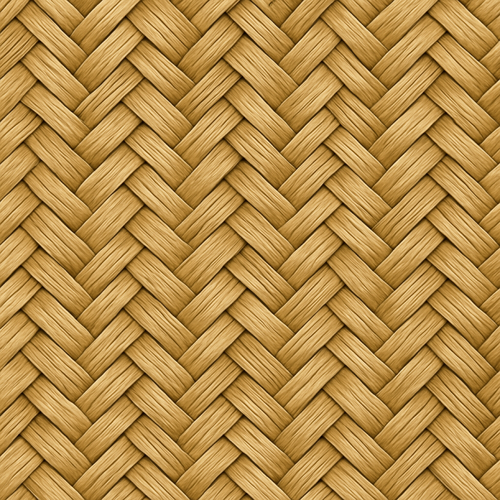 Patterned Straw seamless PBR texture preview