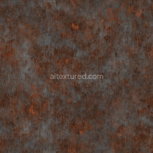 Metal Rusty Weathered Dark Industrial Gritty Rough Seamless Textured Pbr