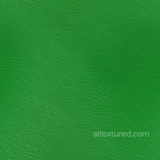Vibrant Green Pebbled Leather Seamless Texture with Fine Grain Detailing seamless Leather PBR texture