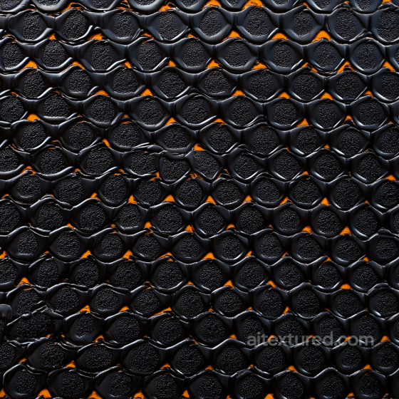 Of Black Reptilian Skin With Detailed Scales And Orange Highlights Skin texture preview