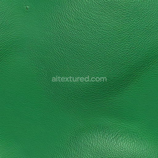Seamless 3D PBR Green Pebbled Leather Texture with Natural Grain Detail