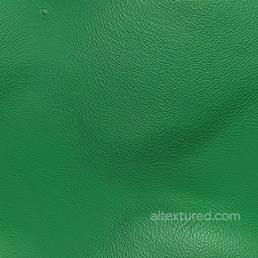 Green Pebbled Leather Texture with Natural Grain Detail seamless Leather PBR texture