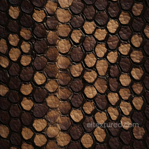 Reptile Skin Texture with Detailed Scales and Natural Tonal Variation seamless Skin PBR texture