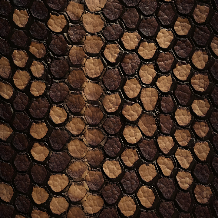 Reptile Skin with Detailed Scales and Natural Tonal Variation seamless PBR texture preview