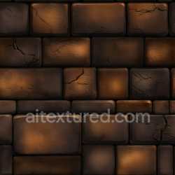 seamless Seamless 3D Cracked Brown Brick Wall PBR Texture with Realistic Depth and Weathering texture 8k free download PBR