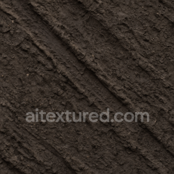 seamless Seamless 3d texture pbr 8k of muddy tire tracks on rough dark mud with mud splatter texture 8k free download PBR