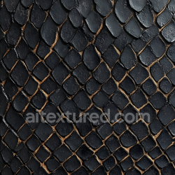 seamless Seamless 3D PBR Texture of Dark Reptilian Skin with Detailed Scales and Rough Surface texture 8k free download PBR