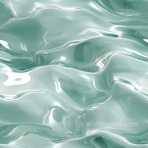 Stylized Clear Water Surface Seamless Texture with Smooth Flowing Ripples seamless Water PBR texture