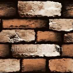 seamless Seamless 3D Cracked Brick Wall PBR Texture with Rough Chipped Surfaces texture 8k free download PBR