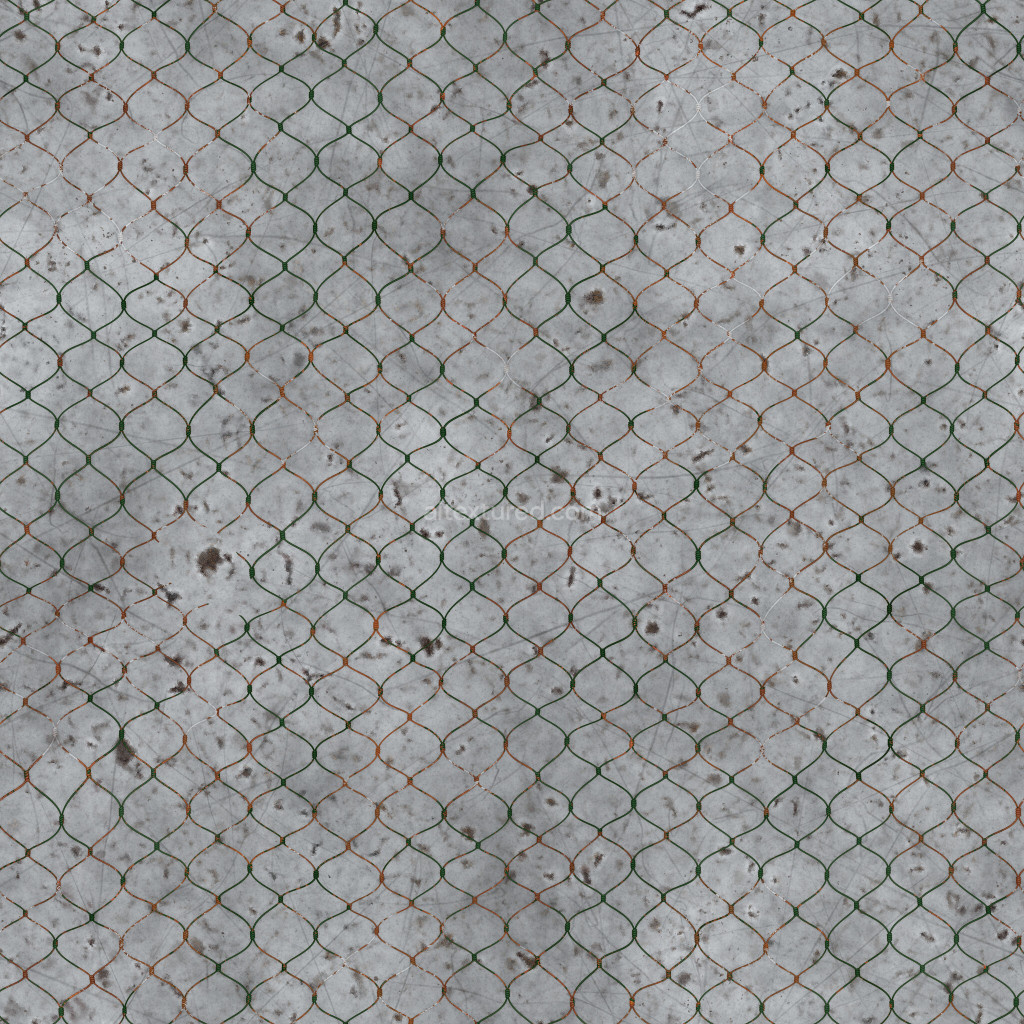 Seamless PBR fence texture with detailed surface