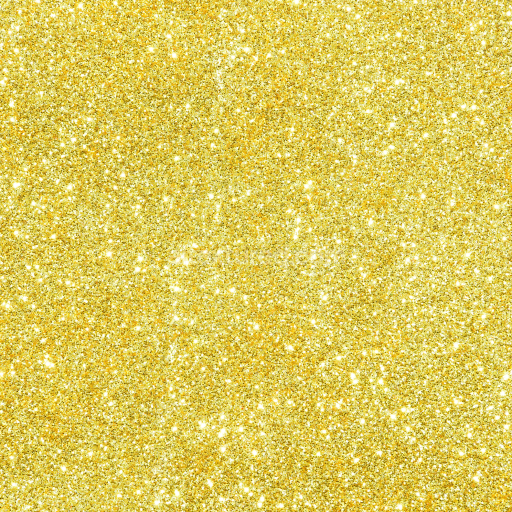 Seamless 3D PBR Gold Glitter Texture with Sparkling Shine and Dense Fine Granules