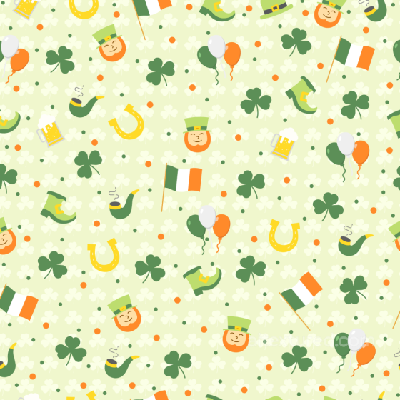 Digital Paper Texture with St Patrick Icons and Patterns St patrick digital paper bundle texture preview