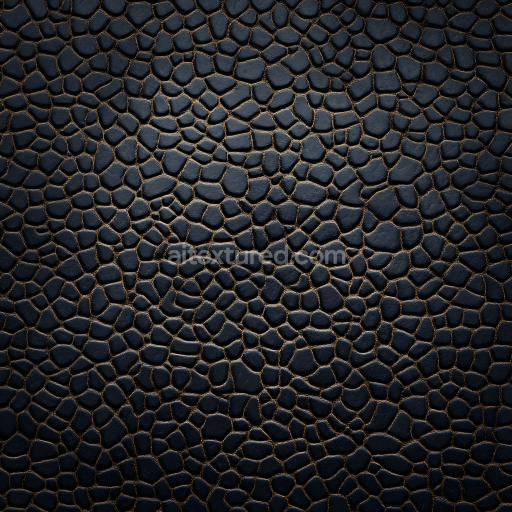 Seamless 3D Skin PBR Texture Featuring Dark Cracked Reptilian Scales and Fine Creases