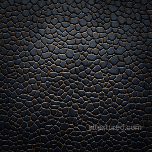 Skin PBR Texture Featuring Dark Cracked Reptilian Scales and Fine Creases seamless Skin PBR texture