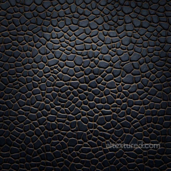 Skin PBR Texture Featuring Dark Cracked Reptilian Scales and Fine Creases Skin texture preview