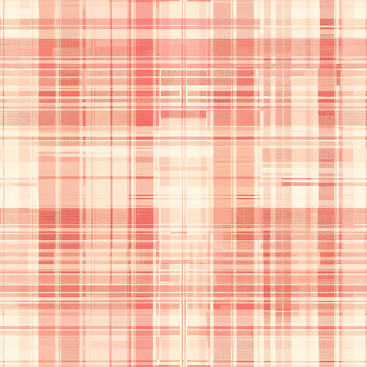 Plaid Patterned Metal with Red and Peach Tones seamless PBR texture preview