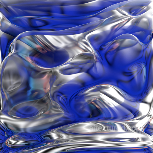Seamless Blue Metallic Reflective PBR Glass Texture seamless Glass PBR texture