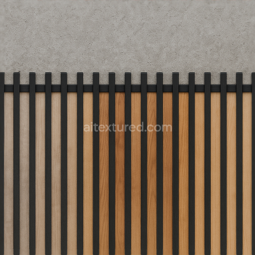 Seamless 8k 3d texture pbr concrete wall fence with black fence shadow and smooth painted surfaces