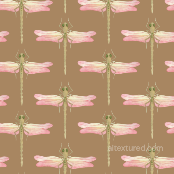 Dragonfly Pattern Texture with Soft Pastel Wings Dragonfly texture preview