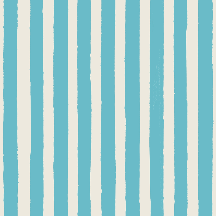 Soft Blue and Cream Watercolor Stripes Fabric seamless PBR texture preview
