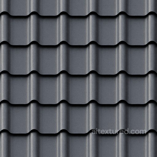 Fine Metal Roofing Seamless Texture seamless Roofing PBR texture