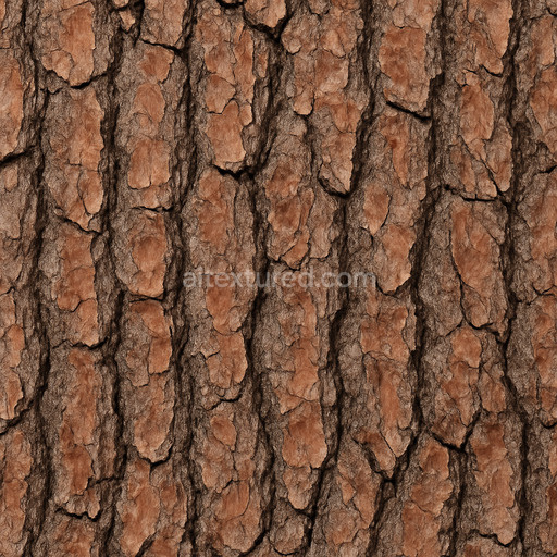 Fine Pine Bark Texture Seamless 1024X1024