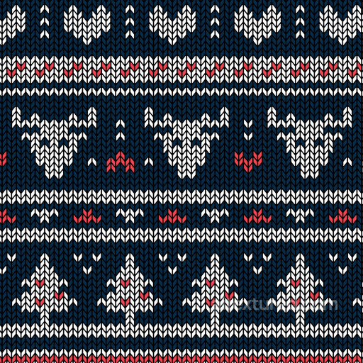 All Christmas Digital paper Texture of Christmas Knit Pattern in Blue, White, and Red seamless All Christmas Digital paper PBR texture