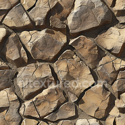 seamless Seamless 3D PBR Texture of Cracked Desert Stone Ground with Earthy Tones texture 8k free download PBR