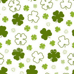 seamless Seamless 3D PBR Shamrock Pattern Digital Paper Texture in Green texture 8k free download PBR