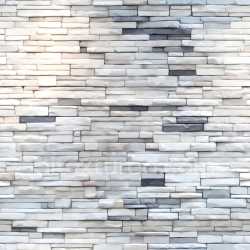 seamless Seamless 3D Cracked White Brick Wall PBR Texture with Subtle Damage and Color Variations texture 8k free download PBR
