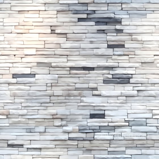 Cracked White Brick Wall PBR Texture with Subtle Damage and Color Variations Brick texture preview