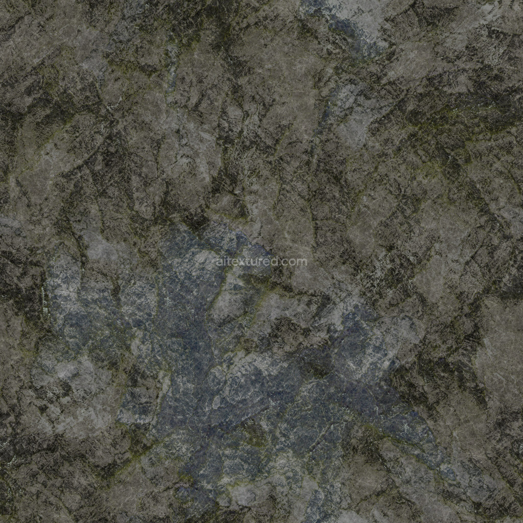 Seamless PBR rock texture for 3D modeling