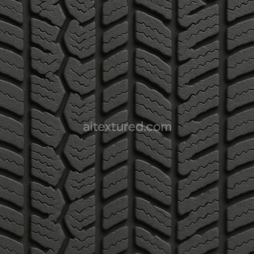Synthetic Tire Tread Rubber Texture Seamless 1024X1024