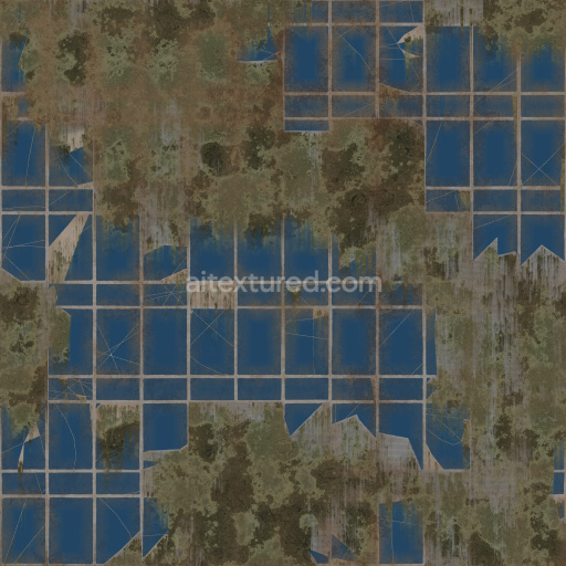 Tiles Pbr Texture Seamless Blue Grunge Floor
