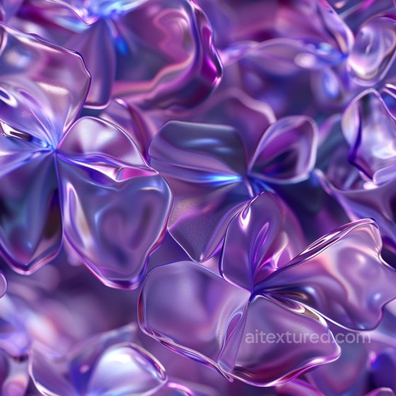 Glossy Iridescent Organic Petal Surfaces Seamless Texture Glossy texture preview