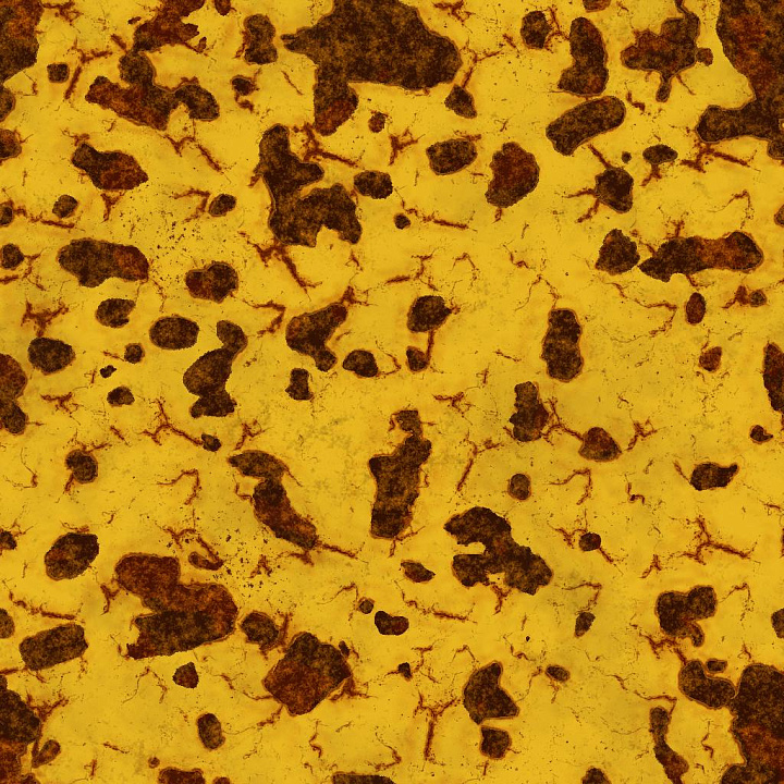 Rusty Peeling Paint of Metal seamless PBR texture preview