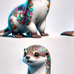 seamless Seamless 3D PBR graffiti texture featuring vibrant multicolor swirls and paint splatters texture 8k free download PBR