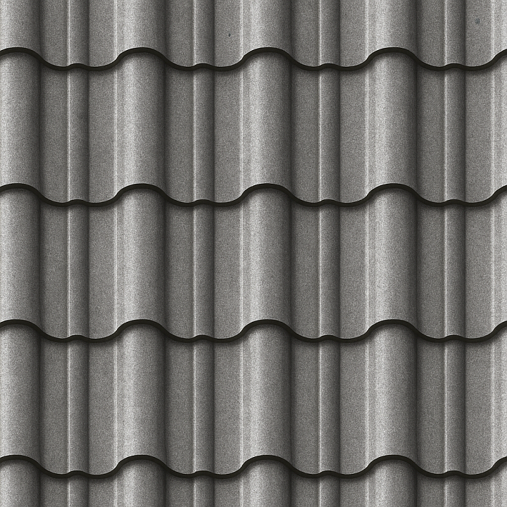 Metal Roofing seamless PBR texture preview