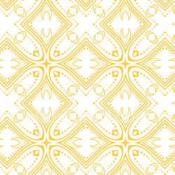 seamless Seamless 3D PBR Texture with Intricate White and Gold Decorative Pattern texture 8k free download PBR