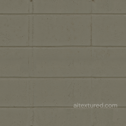 Concrete Wall - Dry Flat Wall Worn Painted Dry seamless Concrete PBR texture