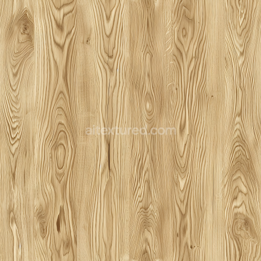 Seamless 3D Light Pine Wood Planks PBR Texture with Distinctive Grain and Knots