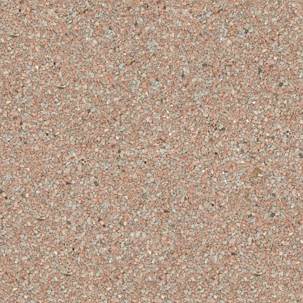 Seamless gravel PBR texture with various stone sizes